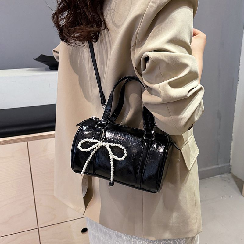 Borsa a tracolla monospalla, versatile, alla moda, tinta unita, di nicchia, modello 2025, semplice, da regalo._voghion.com