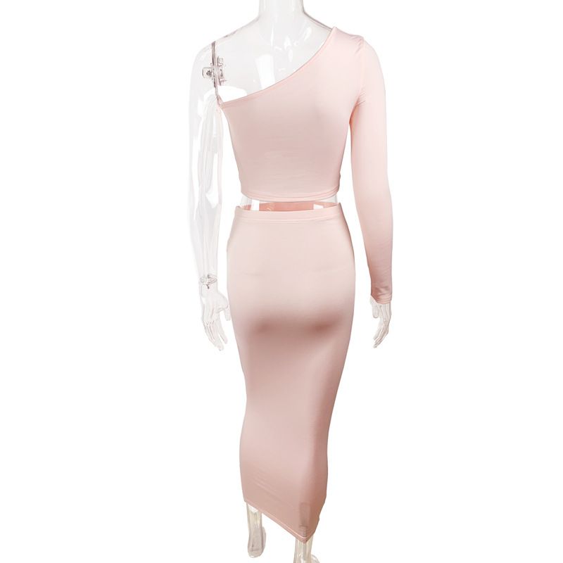 Sexy zweiteiliges modisches Anzugkleid für Damen_voghion.com