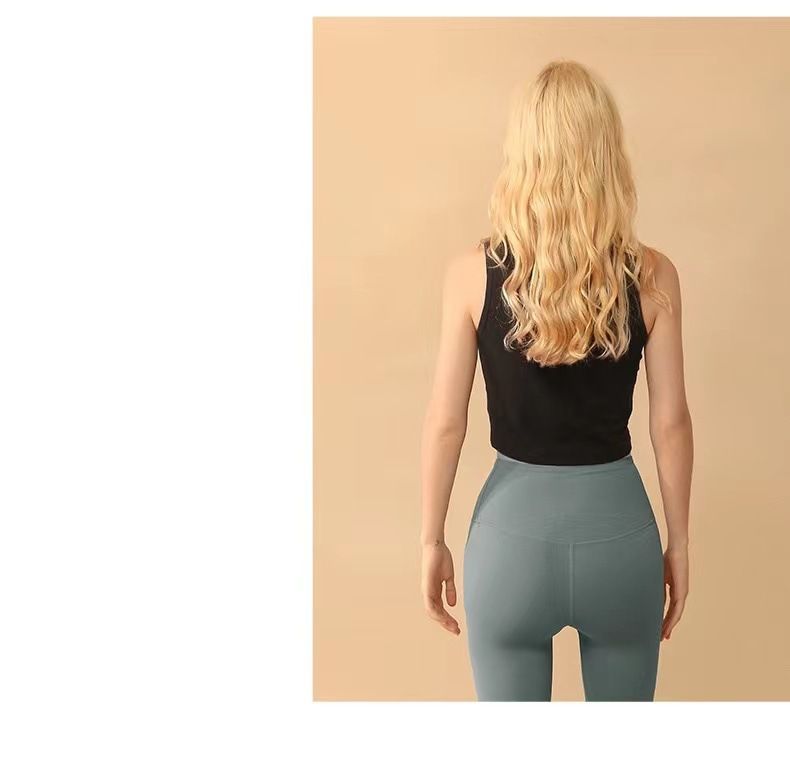 Wind Small Vest High Waisted Slimming Elastic Short Sleeveless Undershirt Women's Summer_voghion.com