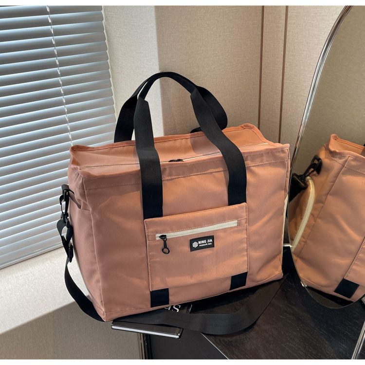 Modieuze lichtgewicht sport-fitnesstas Grote capaciteit Verplaatsbare draagbare opbergtas Schoenen Droog en nat Scheiding Yoga-trainingstas_voghion.com