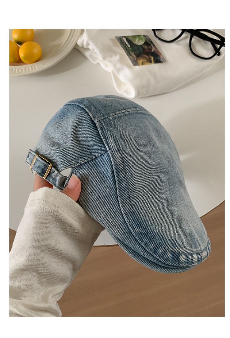 Kovbojská čiapka Frontier, letná a jesenná dámska čiapka s obvodom hlavy, malou tvárou, klobúk s kačacím jazykom_voghion.com