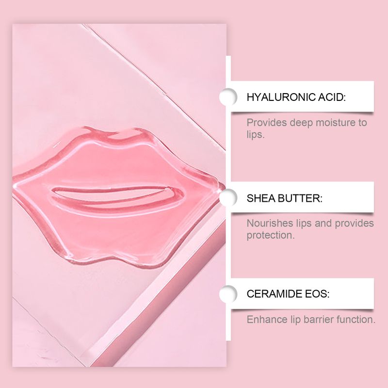Feuchtigkeitsspendende Lippenmaske, doppelte Lippenbefeuchtung und feuchtigkeitsspendende Lippenreparatur, feuchtigkeitsspendende Lippenmaske_voghion.com