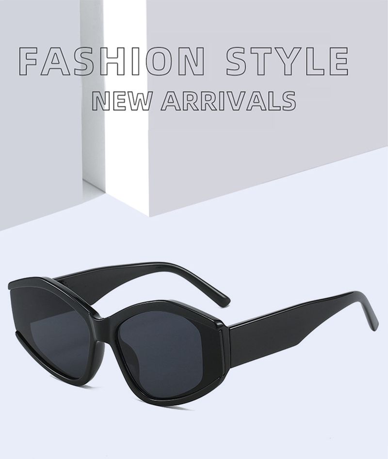 Polygonal Cat Eye Sunglasses - Personalized Stitching & Gradient Color (2025 Trendy INS Style, Fashion)_voghion.com