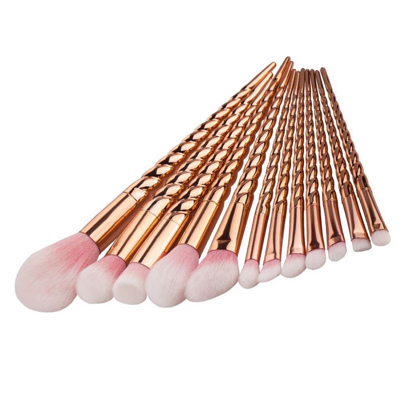 12-teiliges Make-up-Pinsel-Set mit Einhorn-Motiv, Beauty-Tools, Foundation-Pinsel, GUJHUI Yuncai_voghion.com