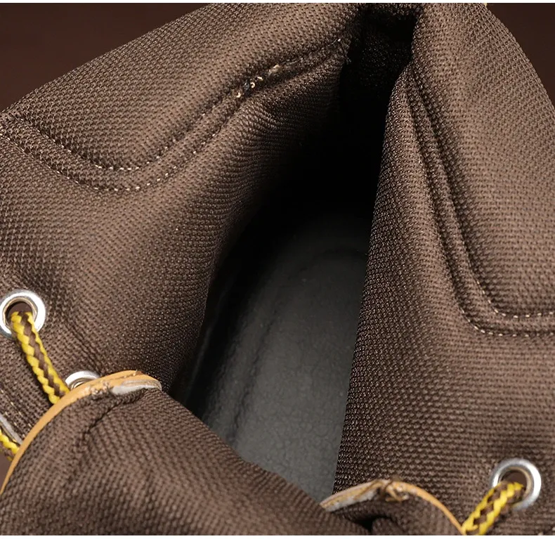 High Top Nahka Muoti Moottoripyörä Miesten Talvisaappaat Miesten Pitsi Kengät Botas Hombre_voghion.com