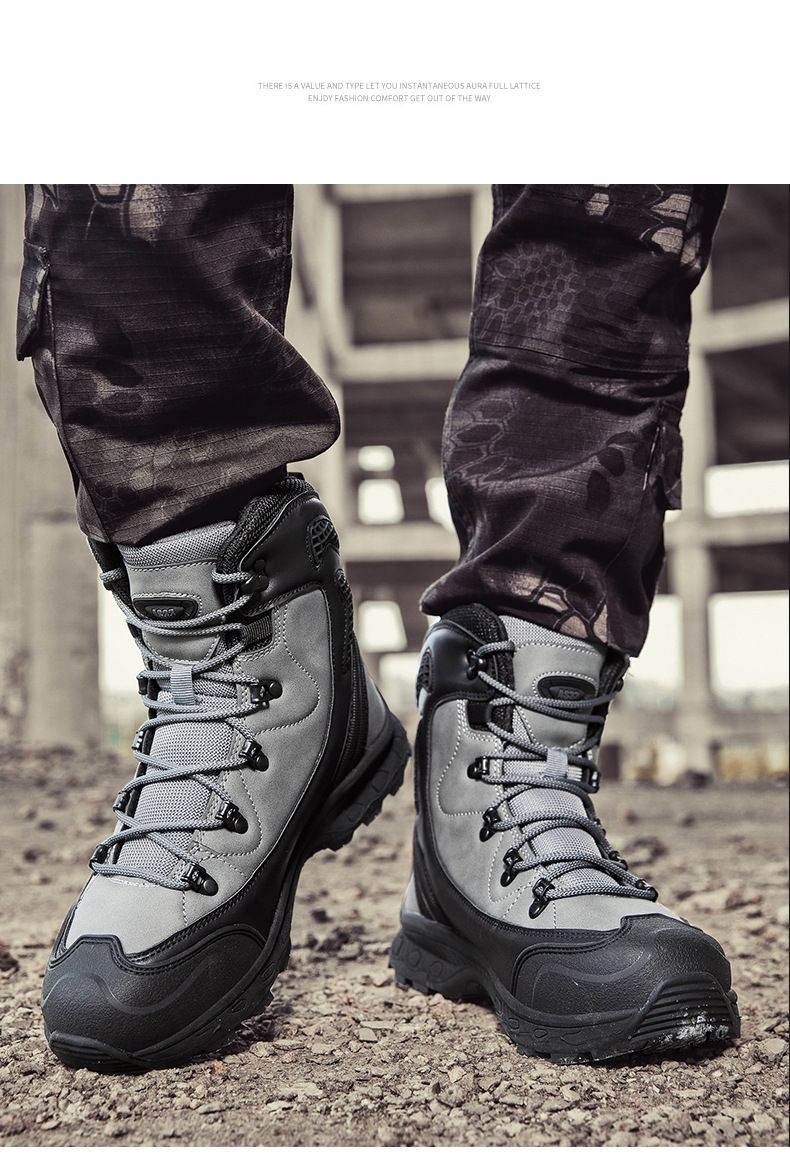 Taktische Delta Mid-Cut-Stiefel für Herren – strapazierfähige, wasserdichte Wander- und Kampfstiefel für Outdoor-Abenteuer (Größen 39–47, Stiefel in mehreren Farben)_voghion.com