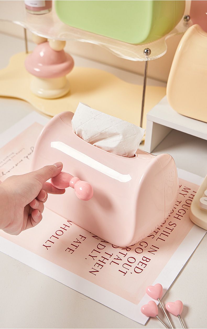 Hochwertige Wohnzimmerbox, Toilettenpapierhalter für Badezimmer, Doppelnutzungsaufbewahrung für Gesichtstücher im Schlafzimmer, Serviettenhalter_voghion.com