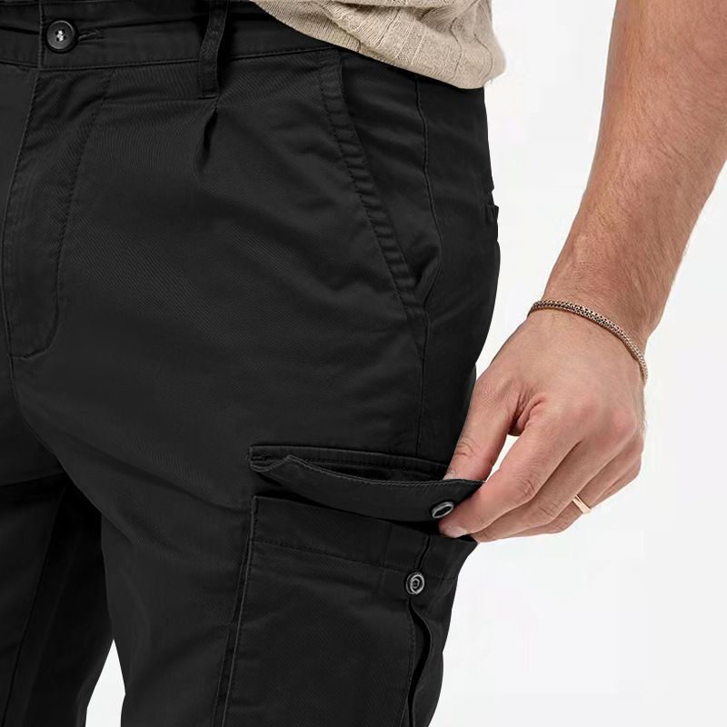 Neue Frühlings- und Herbstarbeit für Männer, lässige Business-Sporthosen, modische, vielseitige Jogginghosen_voghion.com