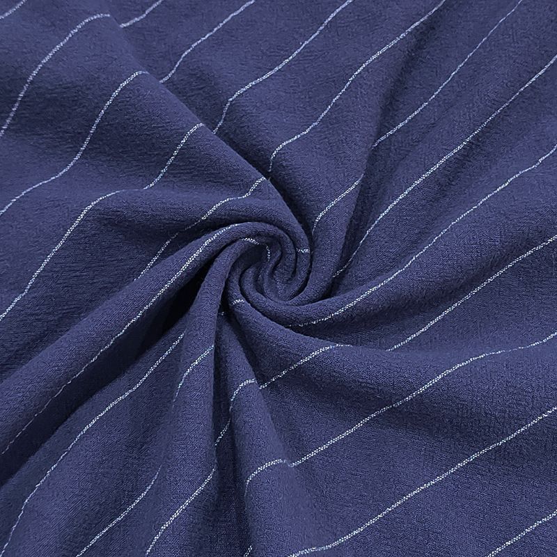 American Style Linen For Men Loose Beach Breathable Striped Jacquard Drawstring Five-Point Men's Casual Shorts Summer_voghion.com