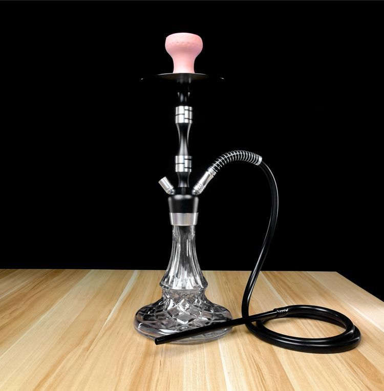 Ensemble arabe pour boîte de nuit de taille moyenne avec pot à crème léger en alliage simple et double tuyau durable de luxe_voghion.com