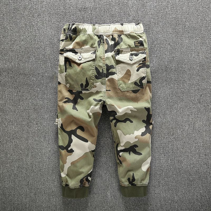 Neu Cargo Capri Camouflage männer Lose Beiläufige Jogger Hosen_voghion.com