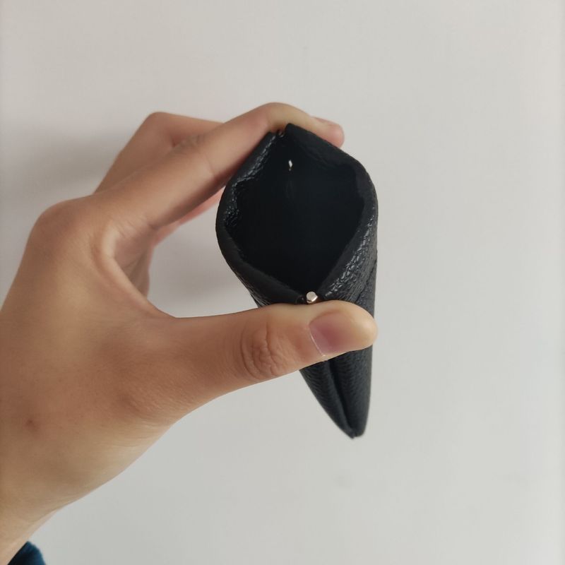 Leren granaatscherfclip portemonnee mini bluetooth headset opbergzak kleine portemonnee kaarthouder voor datakabelopslag_voghion.com