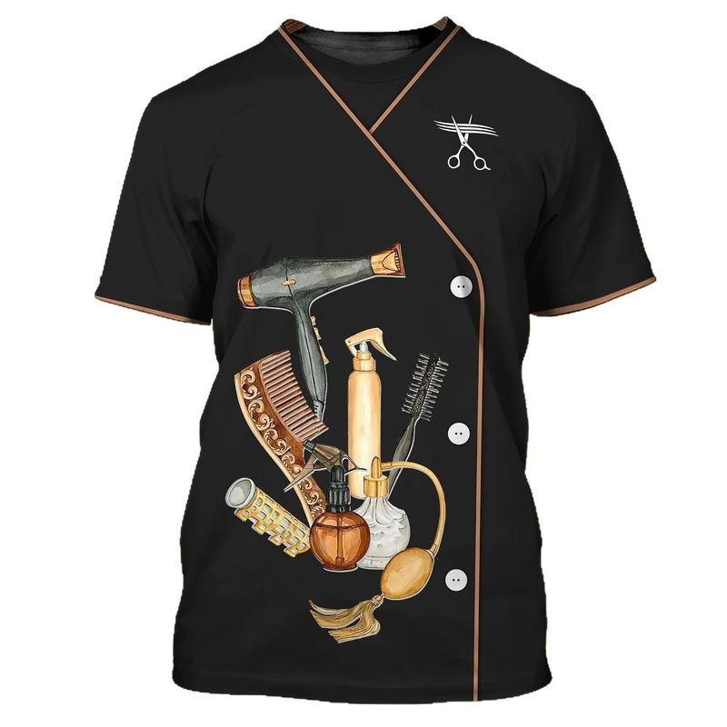 Unbeatable Quality 20243D Printed Loose Casual Men's Pullover Short Sleeved T-shirt_voghion.com