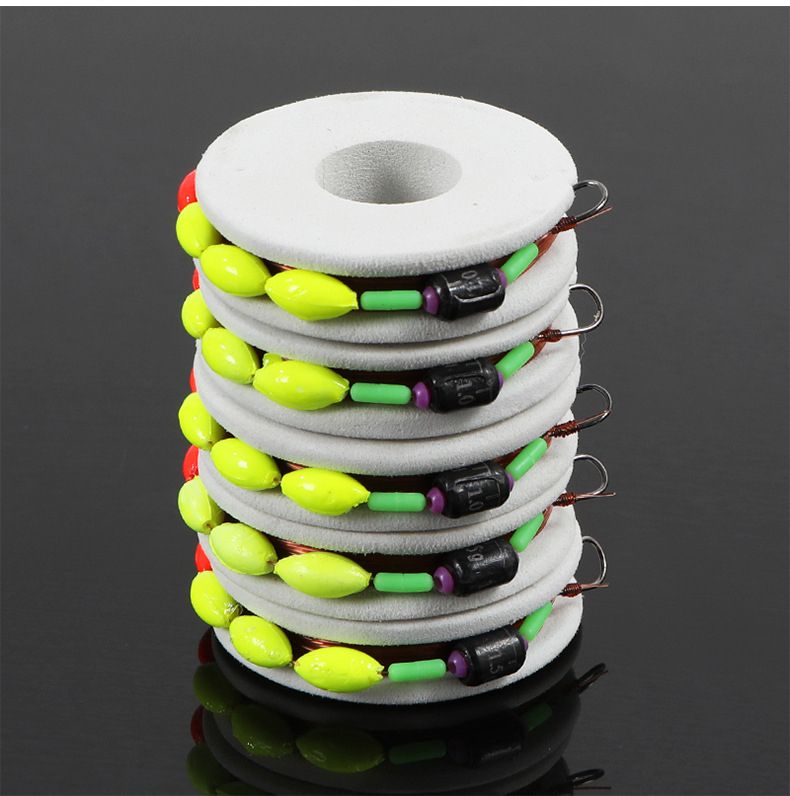 Seven Star Floating Traditional Product Pre-tied With Barbed Full Finished Hook Set Fishing Line_voghion.com