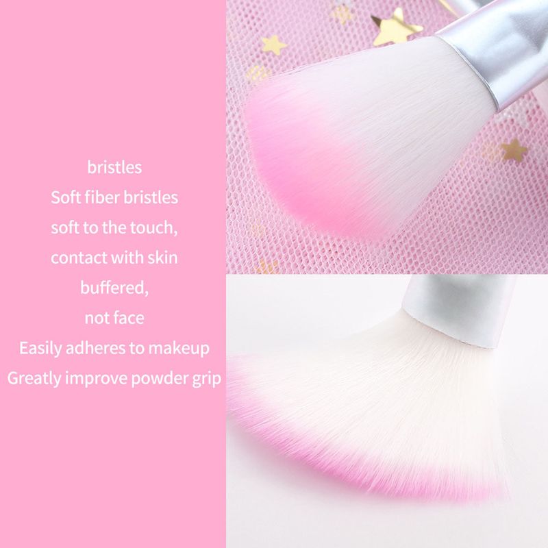 Julystar Beauty Pink Spot Color Single powder blusher Easy for Beginners to Use Portable Makeup Tool Brush_voghion.com