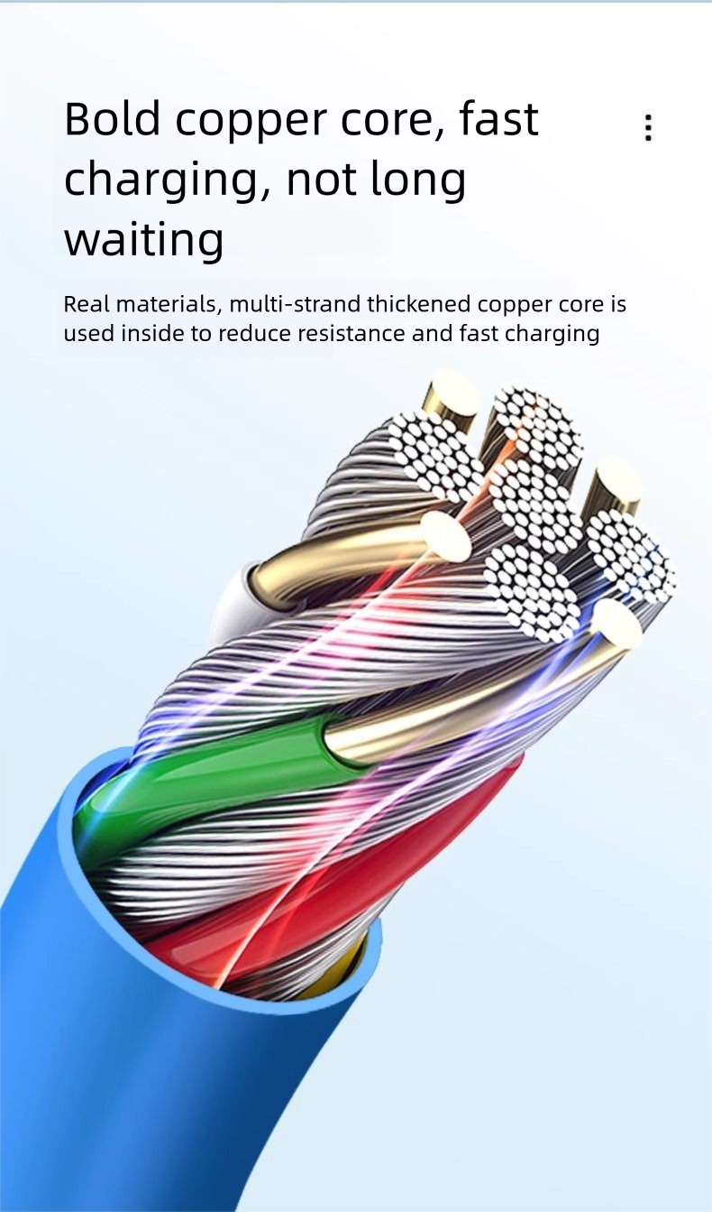 3 metrelik uzatılmış araç tipi C veri şarj kablosu 100W süper hızlı şarj Huawei Honor Android Xiaomi ile uyumlu_voghion.com