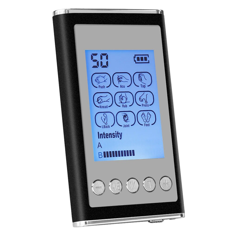 Modes Dual 9 Output EMS Electic Muscle Stimulato Acupunctue Tens Massage hine Electostimulato Physiotheapy_voghion.com