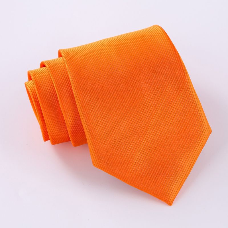 Cravatta nera a righe da uomo, elegante e formale, con cerniera, senza nodo, disponibile in magazzino, da 8 cm, facile da tirare._voghion.com