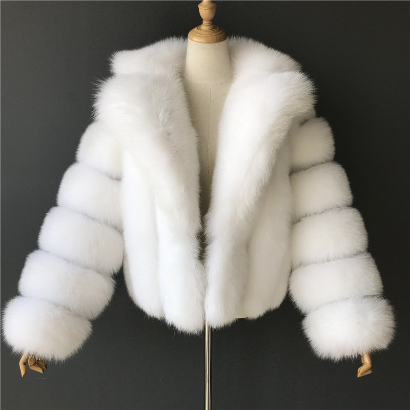 Damenmode neuer Fuchspelzmantel_voghion.com