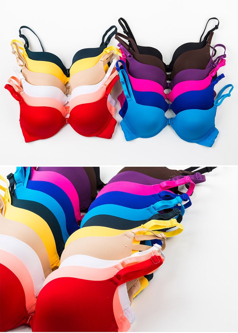 Dames Intimates Buckle Medium Dikke AB Cup One Line Glanzend Ondergoed_voghion.com