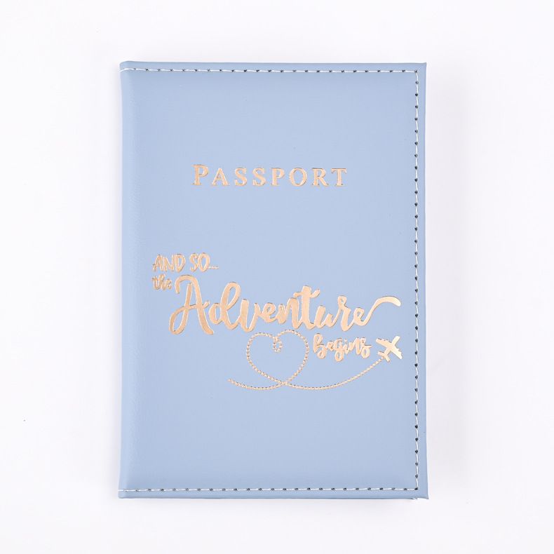 padrão capa de passaporte PU porta-passaporte porta-bilhete passaporte_voghion.com
