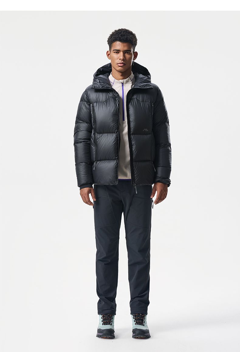 Kolumb Gulun Bu Donglike Light 800 Pong Gänsedaunenjacke Herren Doppellagiger Vollfleece Wasserdichter und Winddichter Mantel_voghion.com