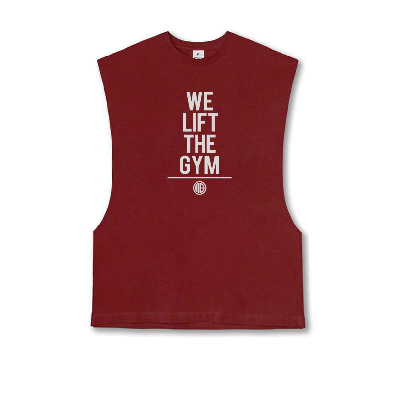 Slim Fit, schnell trocknend, Herren-Tanktop, ärmelloses T-Shirt, Fitness-Outwear, Muskeltraining, lässiges Tank-Top für Herren, Sommer_voghion.com
