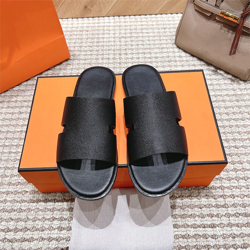 Sommersandalen für Herren, vielseitige, atmungsaktive Freizeitsandalen für drinnen und draußen, trendige Herren-Hausschuhe aus echtem Leder_voghion.com