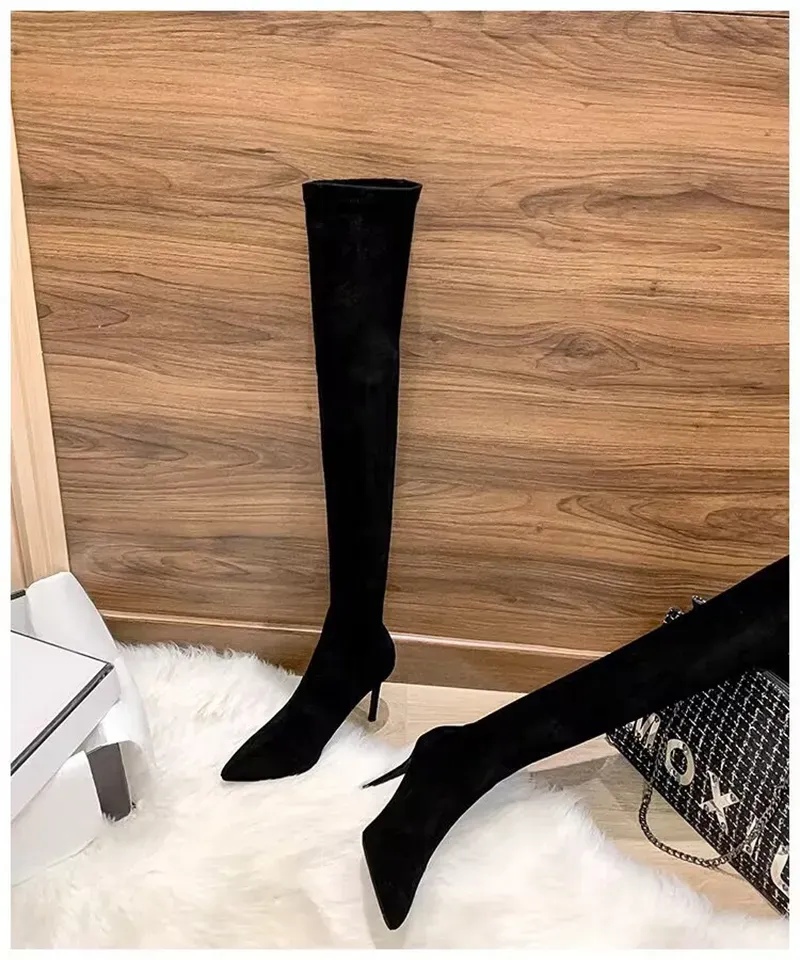 hot Free Shipping Designer Boots For Women Autumn New Simple And Versatile Fashion Vintage Casual Black Apricot_voghion.com