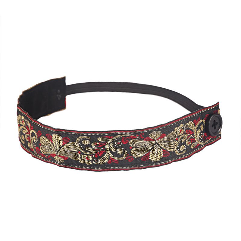 Maschera anti-strangolamento Fascia per capelli Moda Stile etnico Fascia assorbente per la testa Fitness Corsa Sport Fascia per capelli_voghion.com