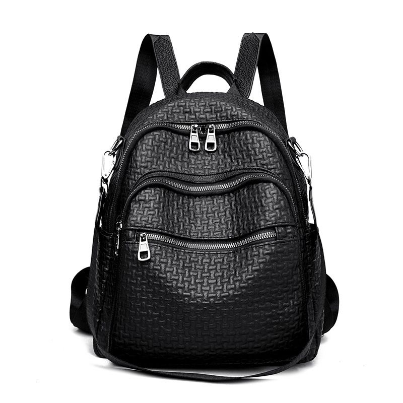 Korean Version For Women 2024 New Casual Backpack Simple Large Capacity Travel Versatile Commuting Women's Bag_voghion.com