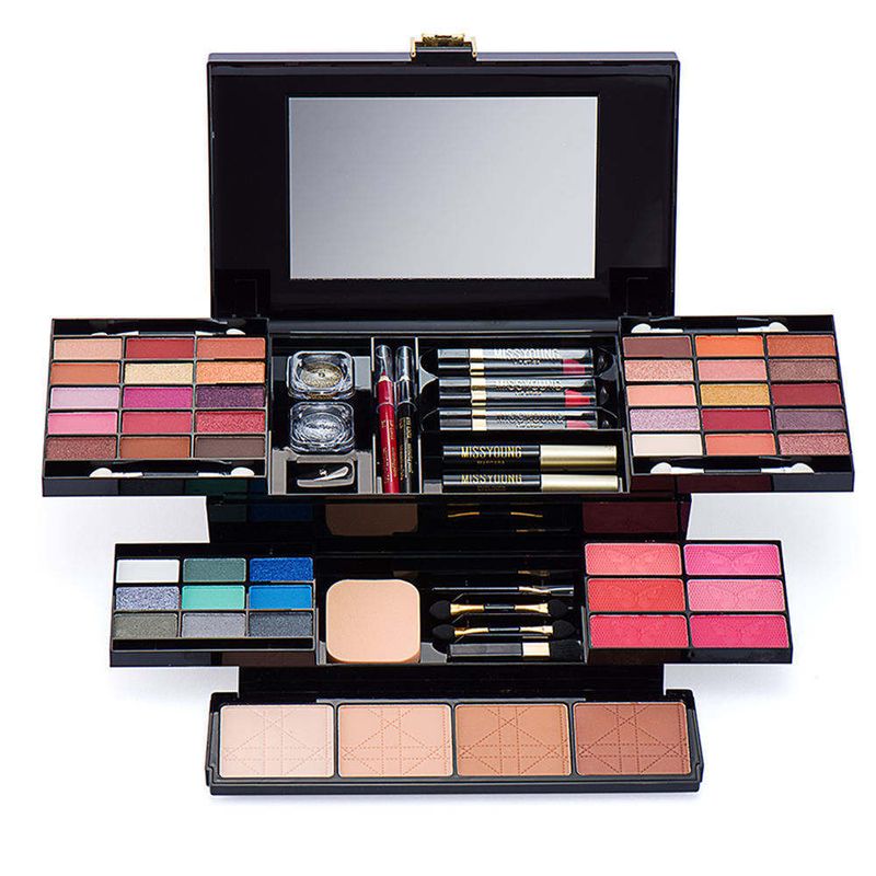 MissYoung 48-Farben Make-Up Kit Mit Lidschatten, Lip Gloss, Rouge Concealer-Trendy Punk Chic Ins Stil Kosmetik Set Für_voghion.com