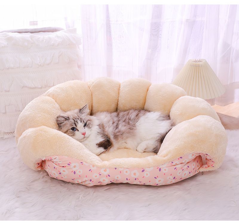 Nido per gatti caldo invernale Nido divano Nido può essere chiuso Nido multi-creativo più nido per cani in pile ispessito_voghion.com