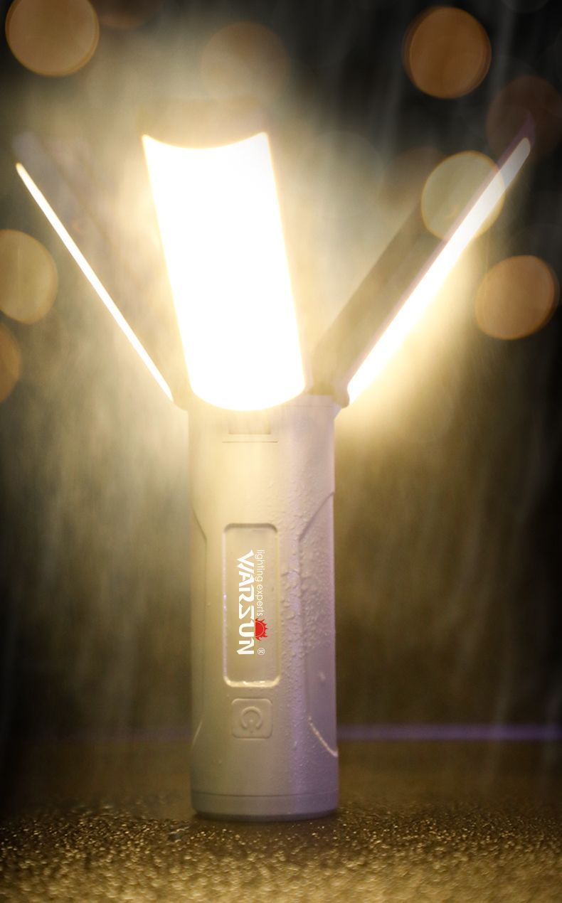 Wolsen Outdoor Magnetic Camping Lantern Multifunctional Portable Long Battery Life Desk Lamp Strong Light Flashlight_voghion.com