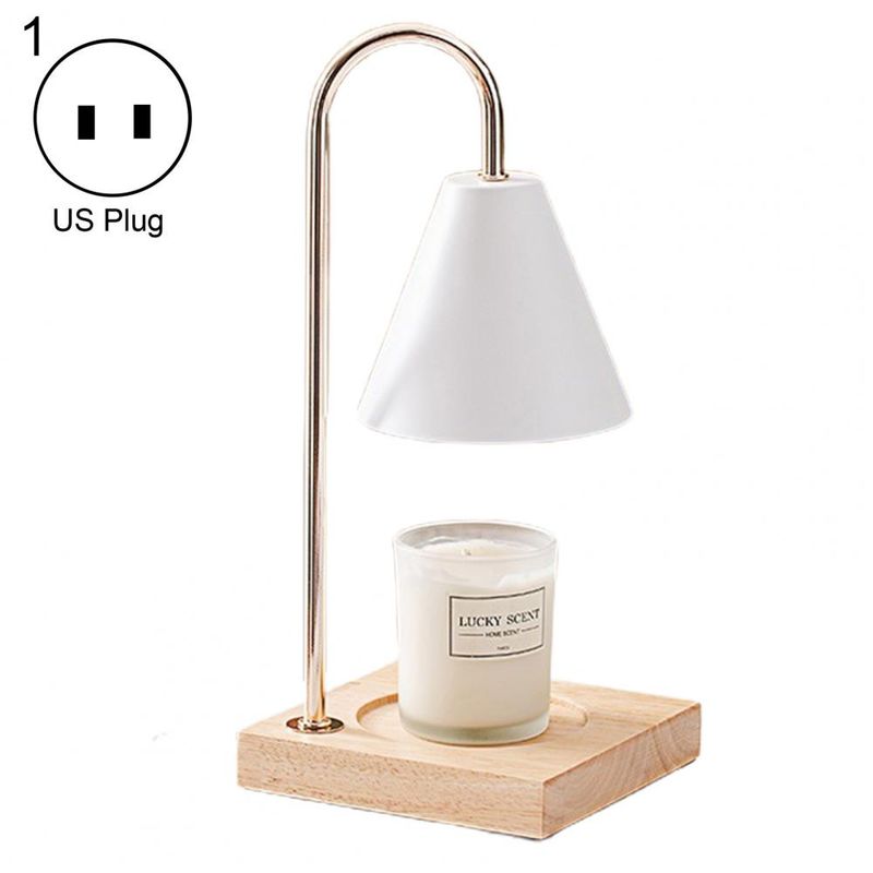 Mode einstellbare Schreibtischlampe neben Kerzenwärmer Lichttisch leichtes schmelzendes Wachs Nachtlicht für Zimmer_voghion.com