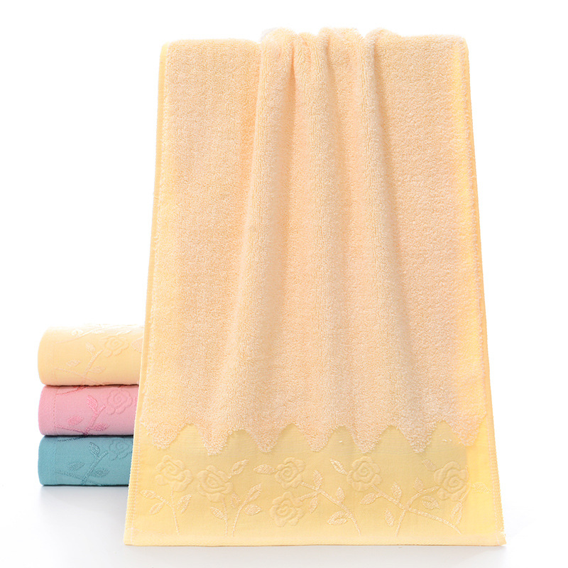 Summer jacquard bamboo fiber towel is soft, absorbent, and wavy. Bamboo washable face towel is a wedding gift with hands_voghion.com