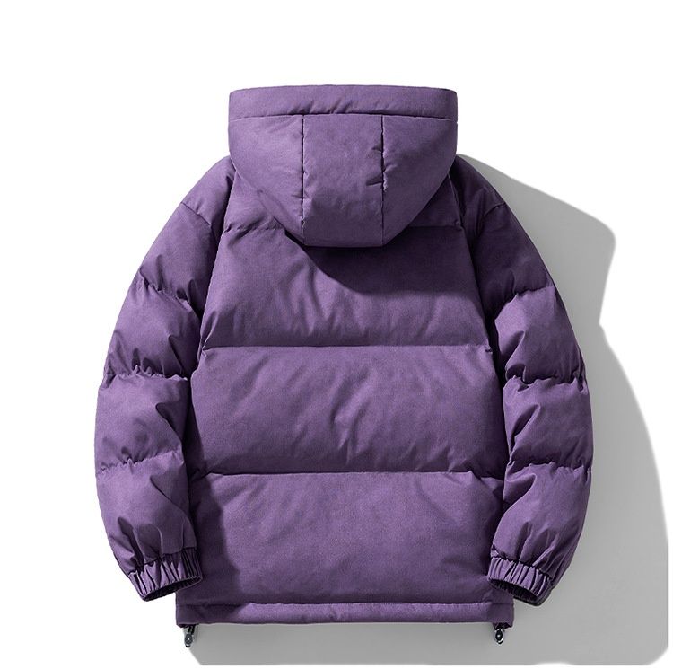 Nordmann 2025 Winter New Unisex Simple Hooded Jacket Warm Cold-Resistant Fashion Versatile Cotton Coat_voghion.com