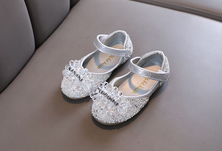 Scarpe da ballo per bambina, bambina, principessa, con diamanti, singole, per spettacoli di danza, per bambini grandi_voghion.com