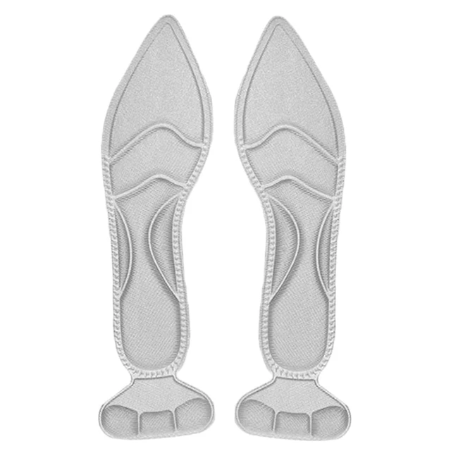 2-6pcs Women High-heel Shoes Memory Foam Insoles Anti-slip Cutable Insole Comfort Breathable Foot Care Massage Shoe Pads_voghion.com