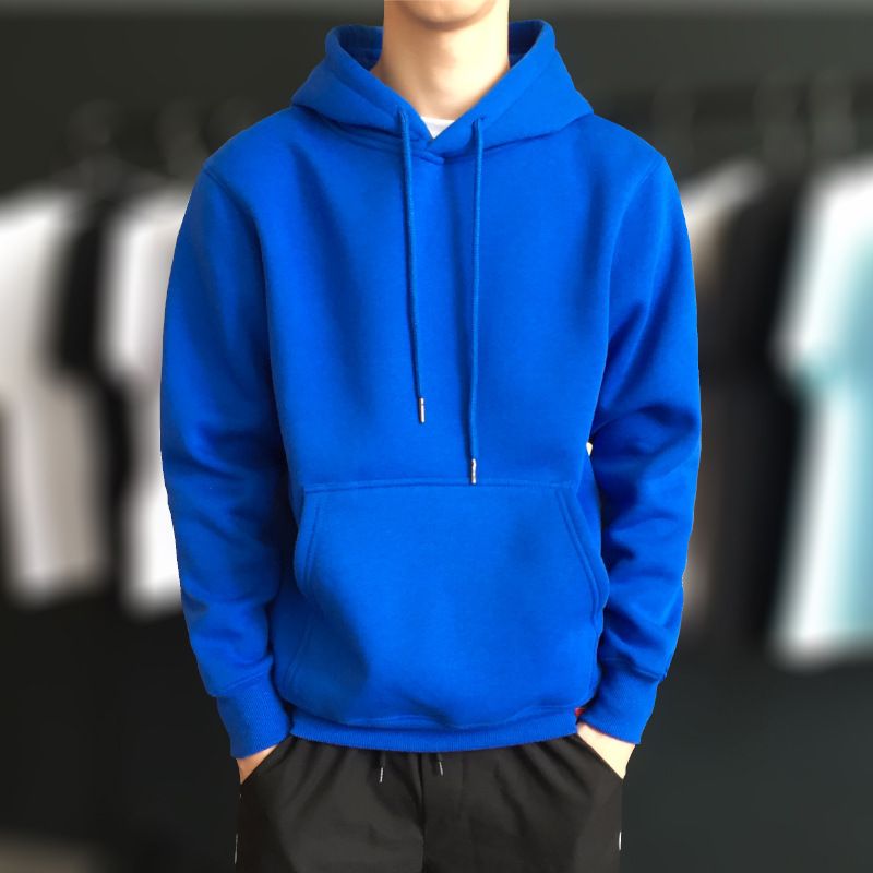 Felpa in pile autunno inverno da uomo con cappuccio, felpa con cappuccio spessa alla moda, giacca da uomo, pullover sportivo, stile coreano per studenti_voghion.com