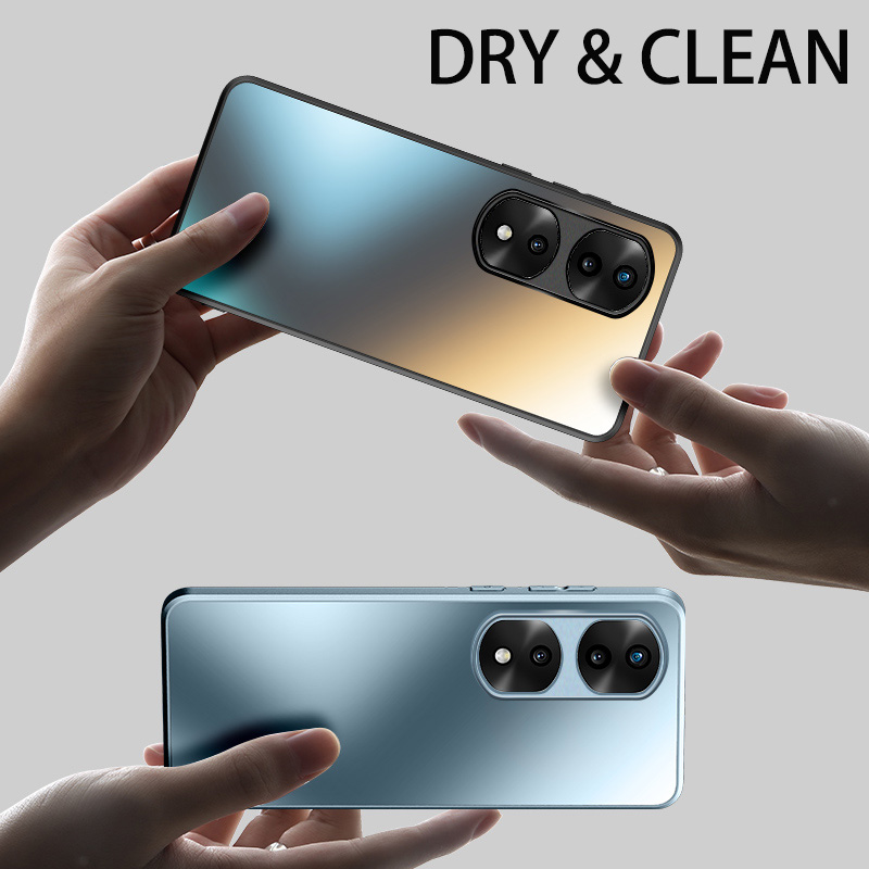 Triecienizturīgs, mirdzošs, spīdīgs silikona cietais maciņš Huawei Honor 50 60 SE 70 80 90 Magic 5 Pro matēts, matēts aizsargmaciņš_voghion.com