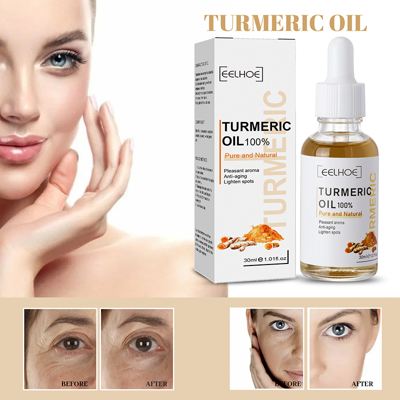 Olio di curcuma 30ml Pelle per schiarire l'acne Macchie scure Acne Pelle luminosa Correttore macchie scure Anti invecchiamento Viso Whiteni_voghion.com