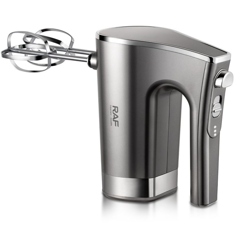 RAF European Standard Baking Batedor de alta potência, Batedor de ovos elétrico portátil totalmente automático para uso doméstico, Batedor de creme 6631_voghion.com