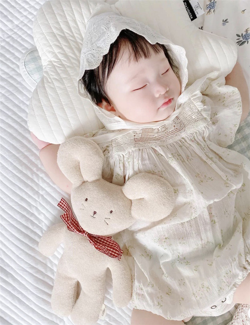 Beruhigendes Baby-Schlafspielzeug, kleine Bärenmaus, Bambi-Hirsch, Kindergeschenkpuppe_voghion.com