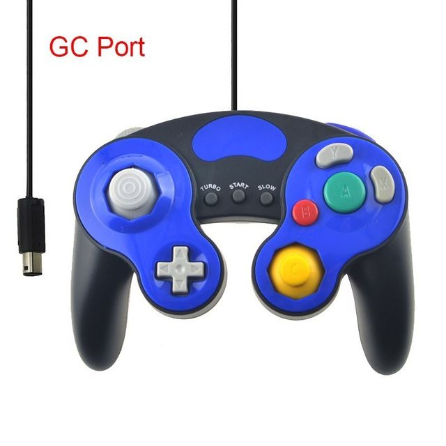 Gamecube kontrollerhez USB vezetékes kézi joystick kompatibilis Nintendo NGC GC kontrollerhez MAC számítógéphez PC gamepad_voghion.com