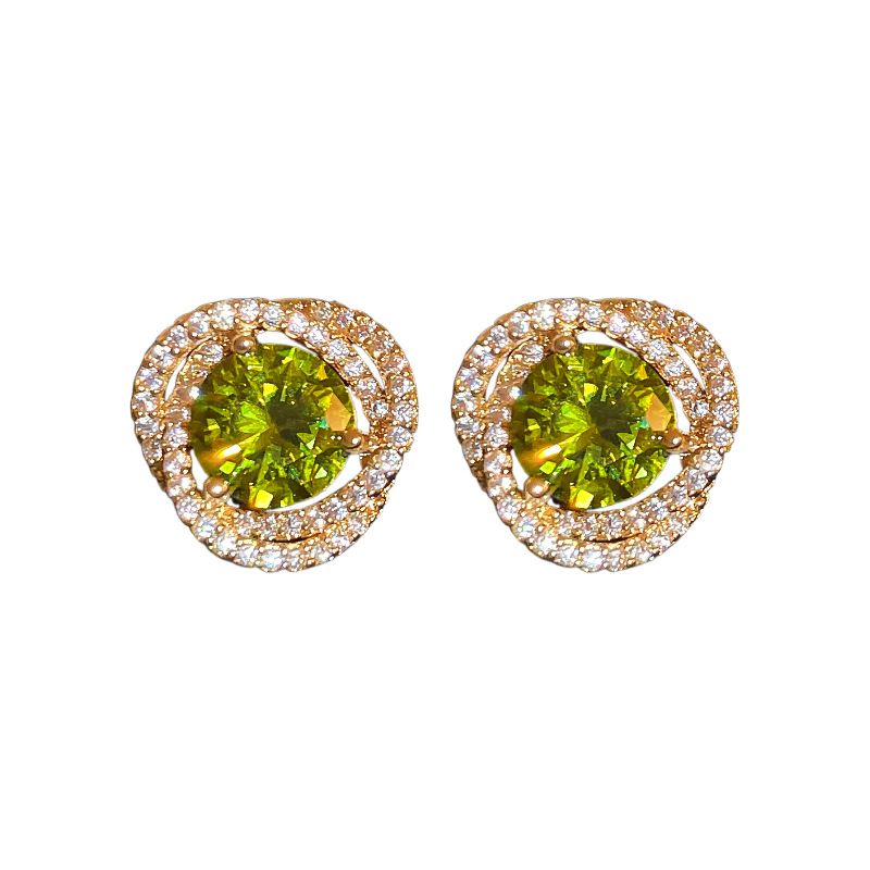 Silver Needle Zirco Flower Hollow Frech Light Luxury High-ed Sese Stud Niche Temperamet Versatile Earrigs For_voghion.com
