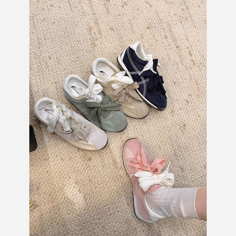 Lacci per scarpe da ballo in vera pelle Su Yinyin, da donna, modello Mandarin Duck, per aumentare l'altezza, Forrest Gump, bianchi_voghion.com