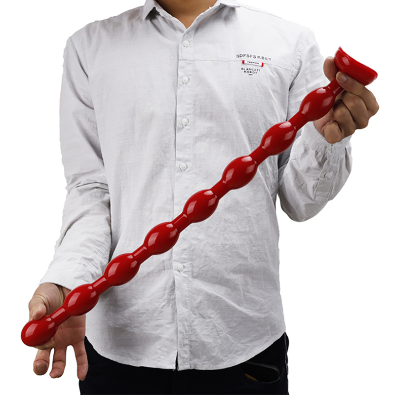 Zoll Überlänge 19,68 Runde Perlen Anal Plug Dildos Soft Anal Dilator Sexspielzeug zur Stimulation eines_voghion.com
