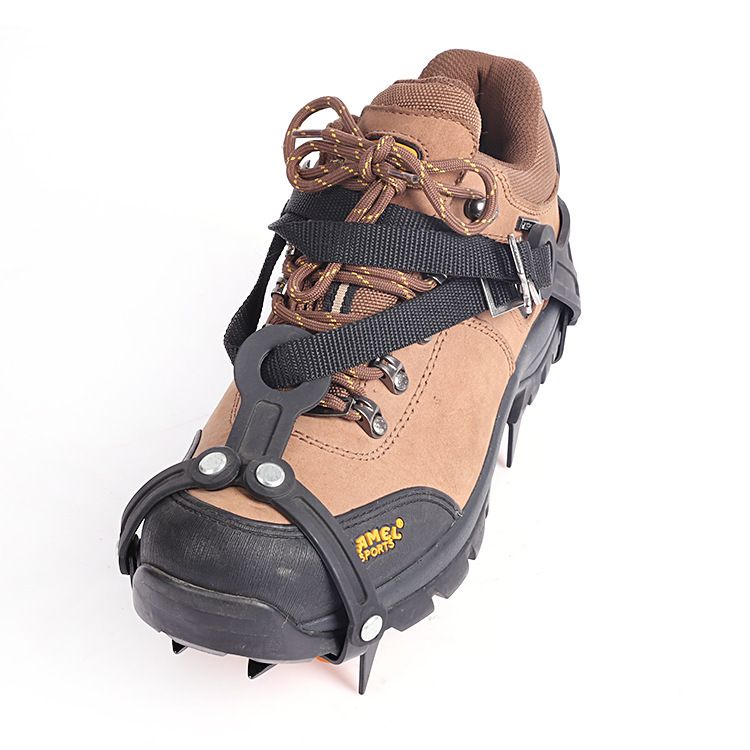 Crampones de invierno nuevos de diez dientes, profesionales, para hielo, nieve, antideslizantes, para exteriores, escalada, hielo, crampones de 10 dientes_voghion.com