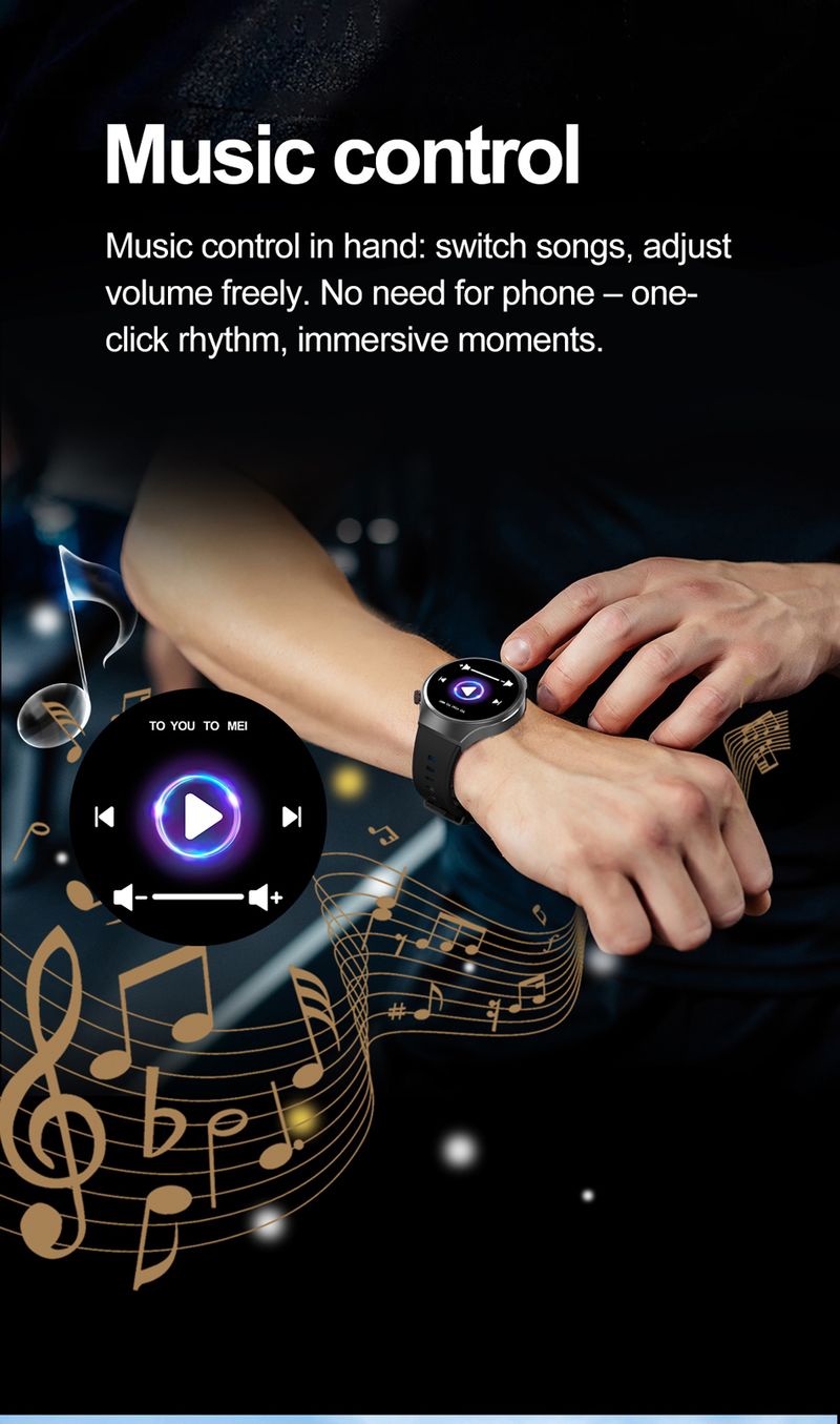 New Outdoor Sports Smart Watch Men Riding Running Fitness IP68 Waterproof LED Lights Bluetooth Call Smartwatch For Android IOS HUAWEI_voghion.com